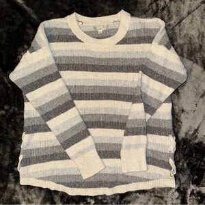 Pink Republic Juniors Striped Sweater - Side Ties - Size Large - NWOT